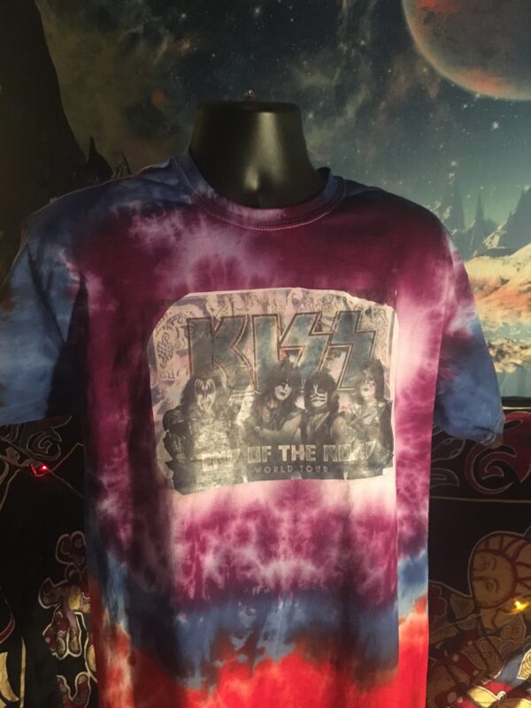 Kiss End of the Road Tie Dye