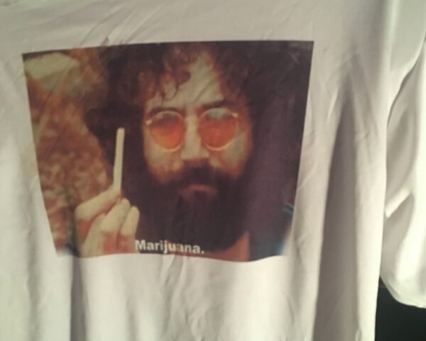 Grateful Dead Jerry Garcia Toking Aoxomoxoa Winter Shirt - Image 2