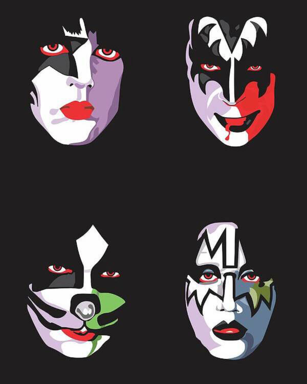 Kiss Gene Simmons Cartoon Tye Dye - Image 4