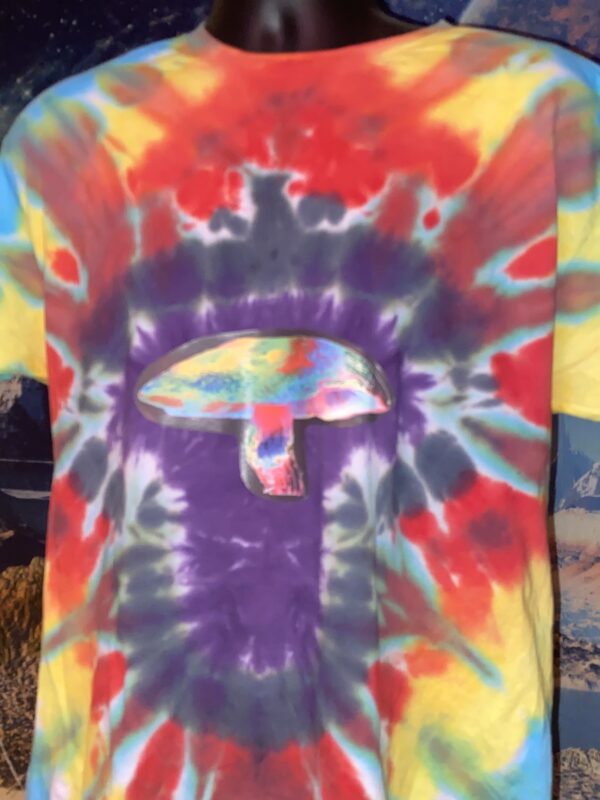 Tie Dye Mushroom Shirt - Image 2