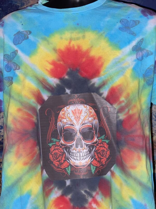 Diamond Tie Dye Skull - Image 2